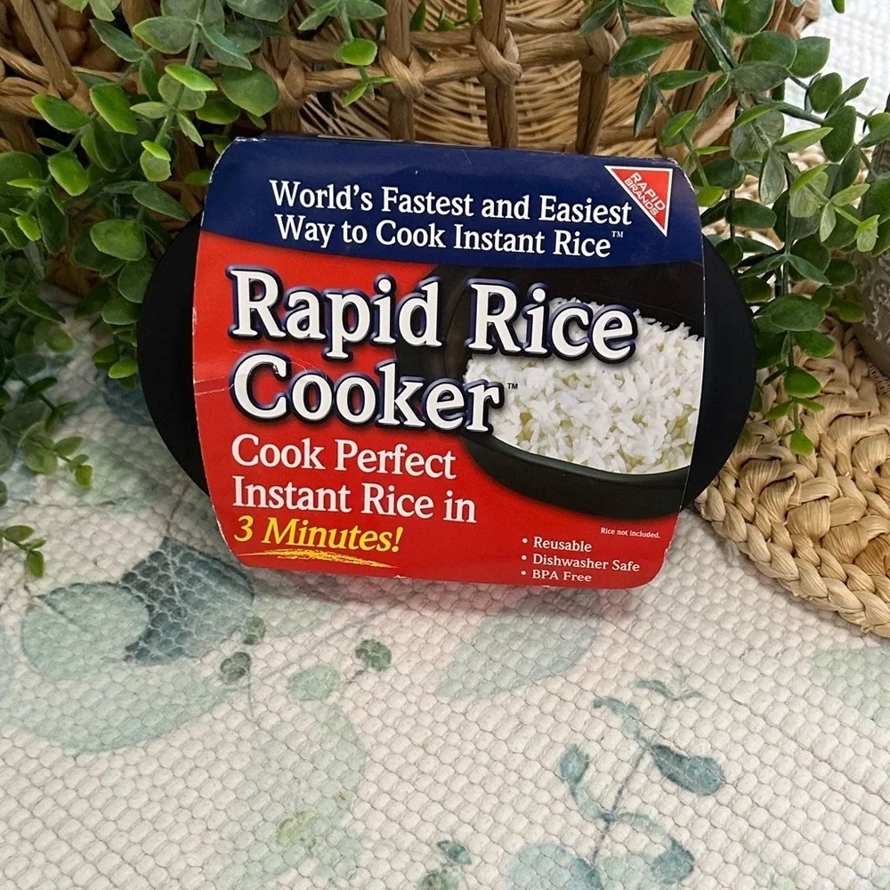 New Rapid Rice Cooker 3 Minutes Microwave As Seen on TV- recommend